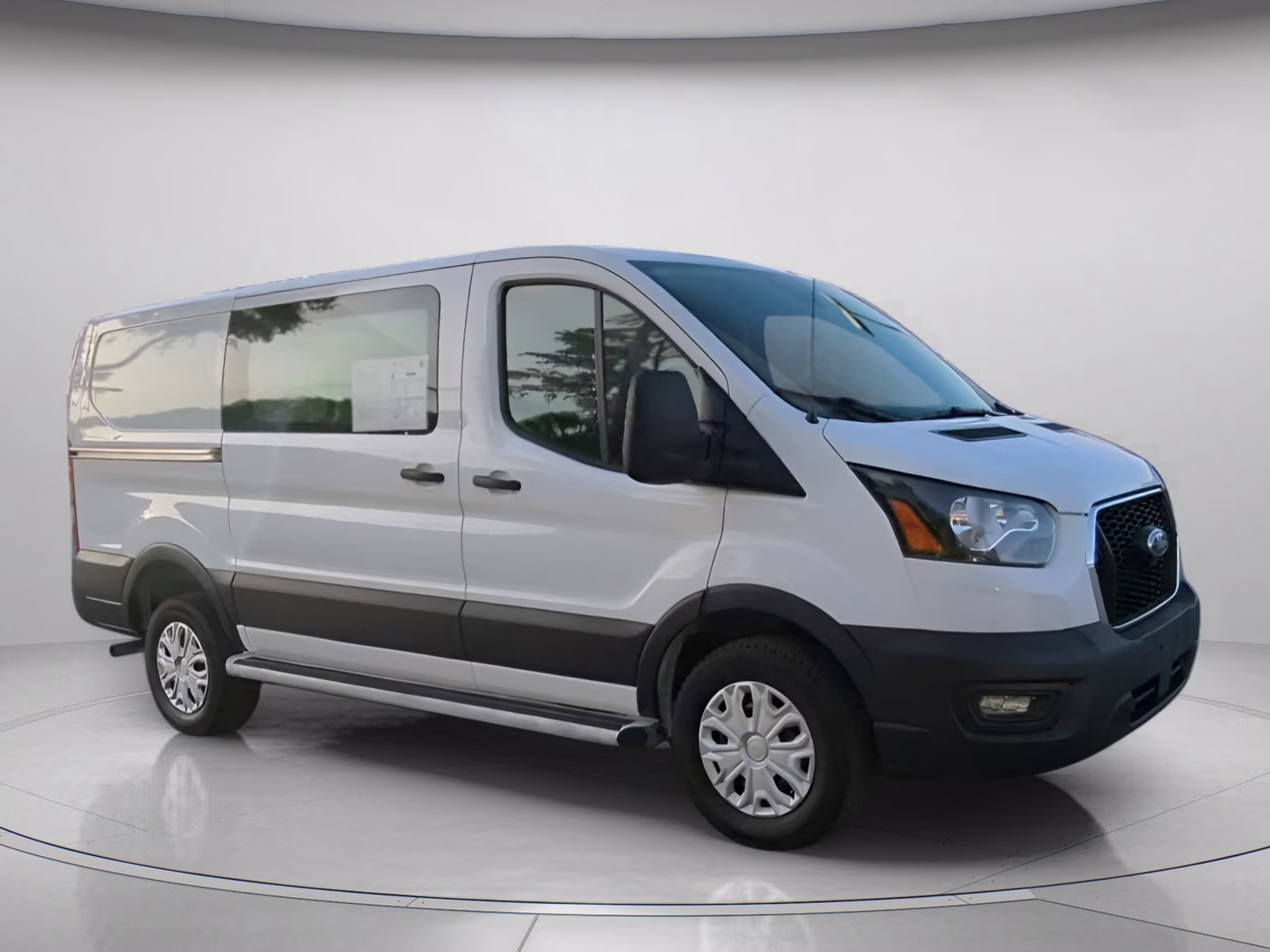 2025 Oxford White Ford Transit Cargo Van RWD Van