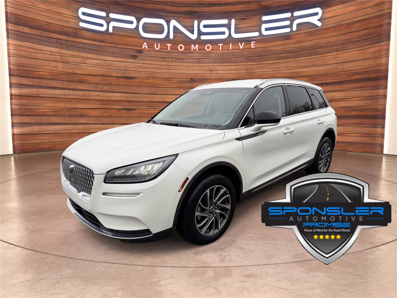 2020 Pristine White Lincoln Corsair Standard FWD SUV