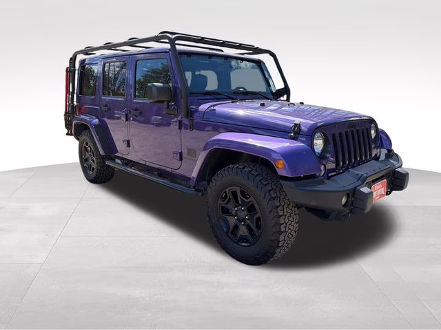 2016 Xtreme Purple Pearl Coat Jeep Wrangler Unlimited Sahara 4X4 SUV
