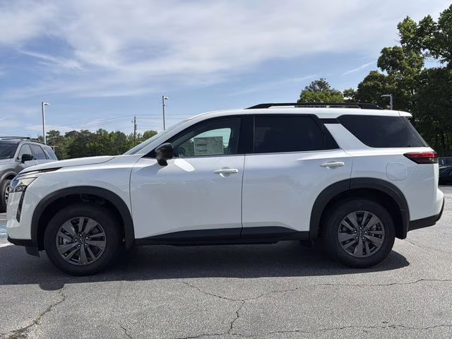 2026 Everest White Pearl Tricoat Nissan Pathfinder SV FWD SUV