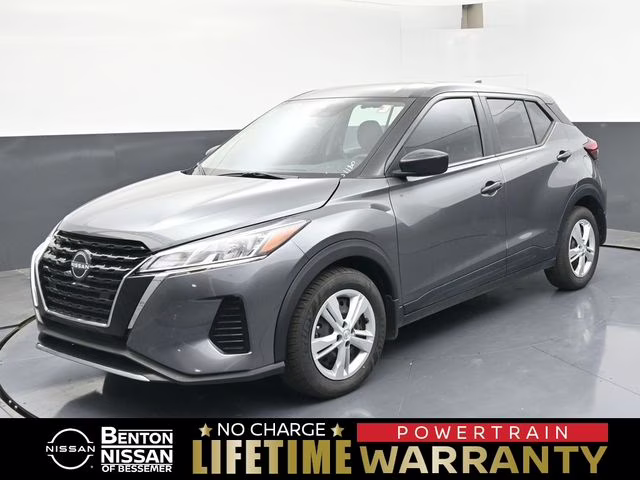 2024 Gun Metallic Nissan Kicks S FWD SUV