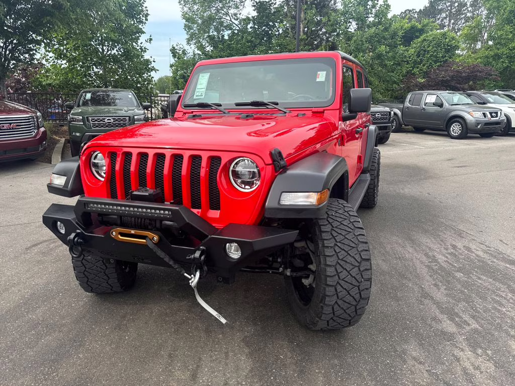 2022 Firecracker Red Clearcoat Jeep Wrangler Unlimited Sport S 4X4 SUV