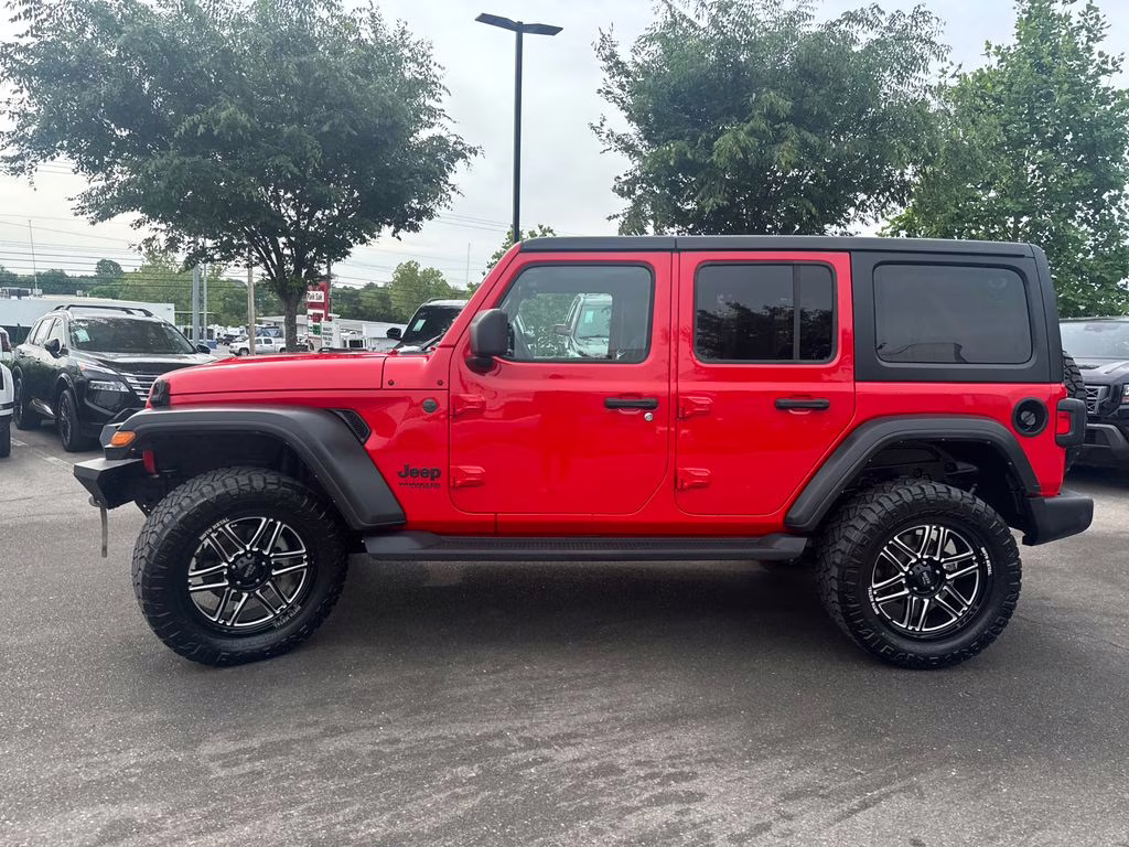 2022 Firecracker Red Clearcoat Jeep Wrangler Unlimited Sport S 4X4 SUV