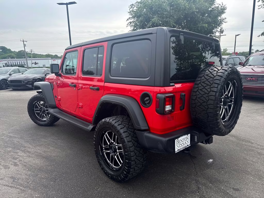 2022 Firecracker Red Clearcoat Jeep Wrangler Unlimited Sport S 4X4 SUV
