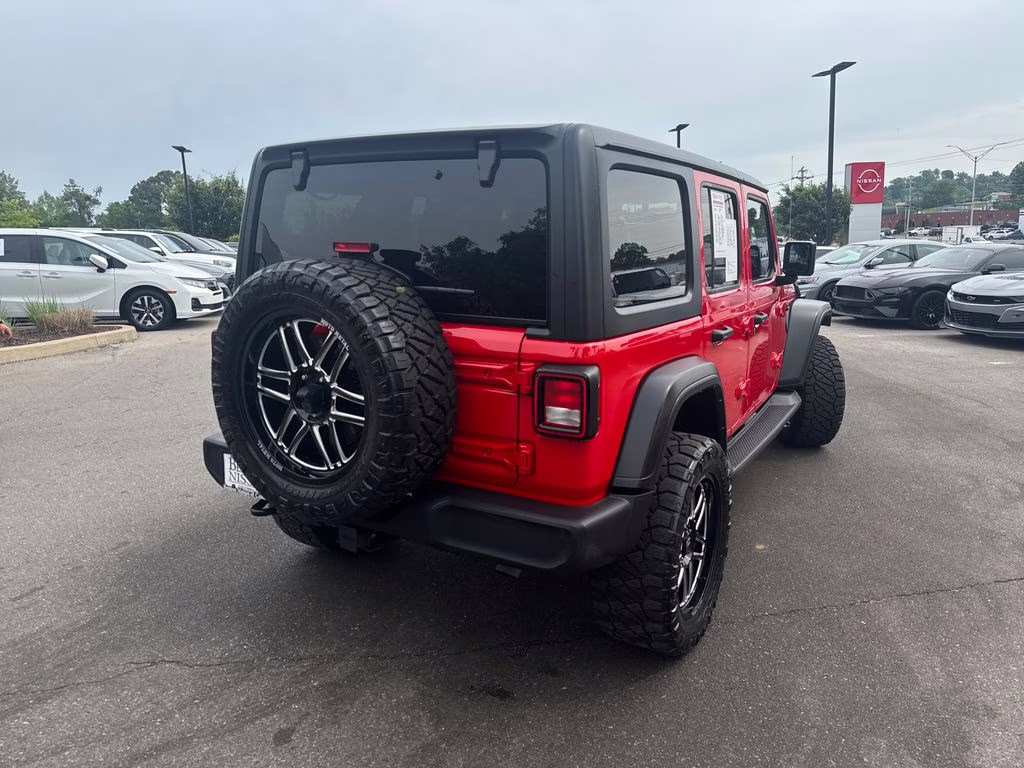 2022 Firecracker Red Clearcoat Jeep Wrangler Unlimited Sport S 4X4 SUV