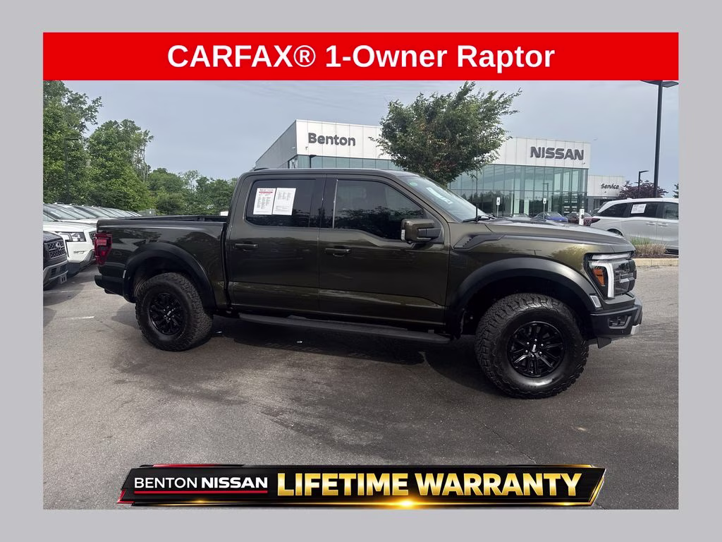 2025 Green Ford F-150 Raptor 4X4 Truck