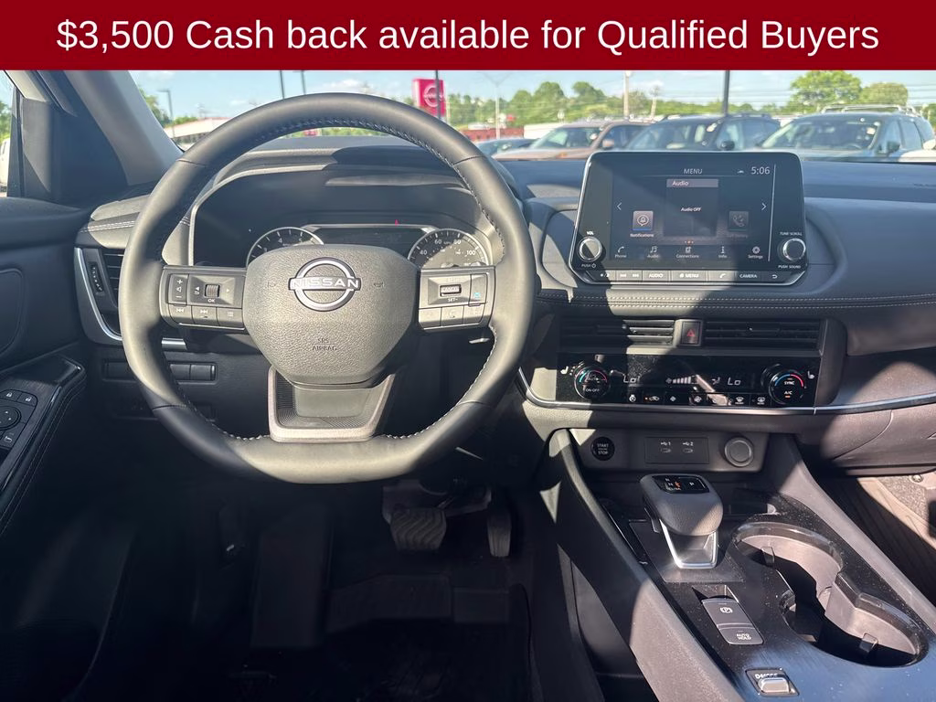 2026 Everest White Pearl Tricoat Nissan Rogue SV FWD SUV