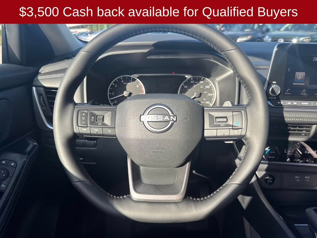 2026 Everest White Pearl Tricoat Nissan Rogue SV FWD SUV