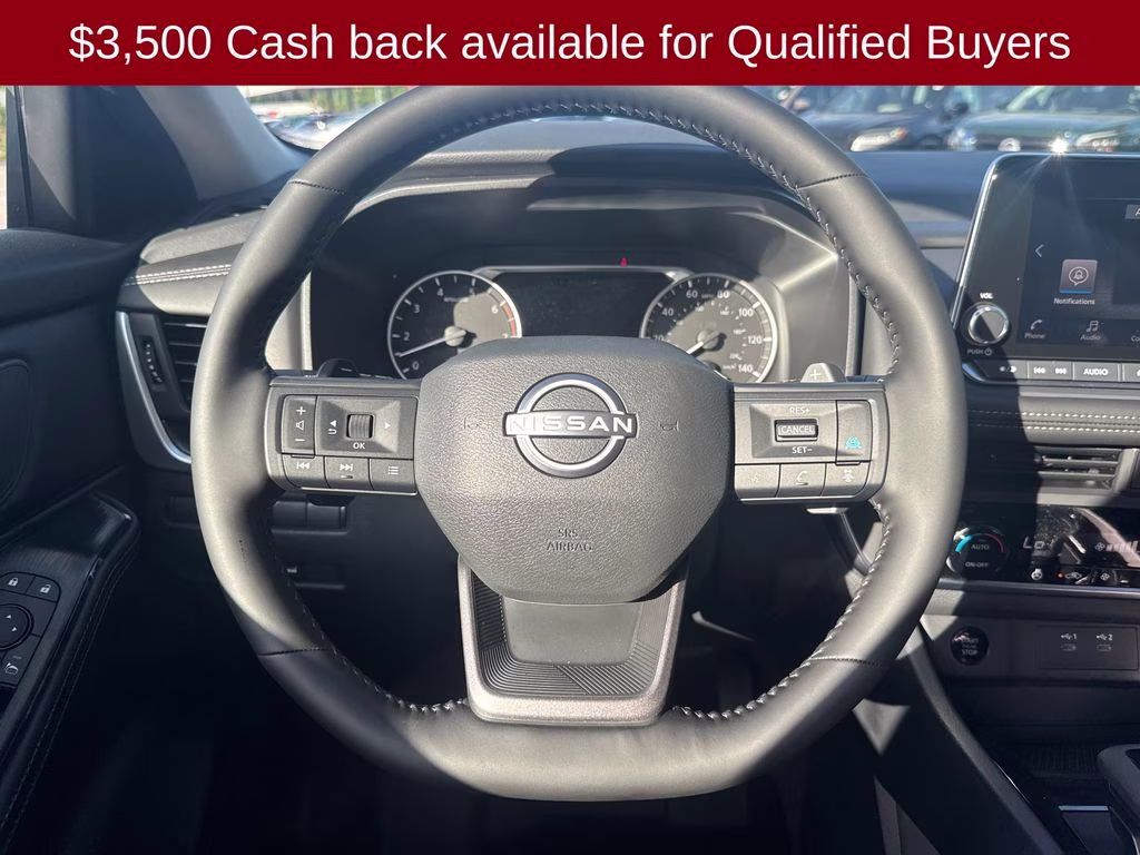 2026 Everest White Pearl Tricoat Nissan Rogue SV FWD SUV