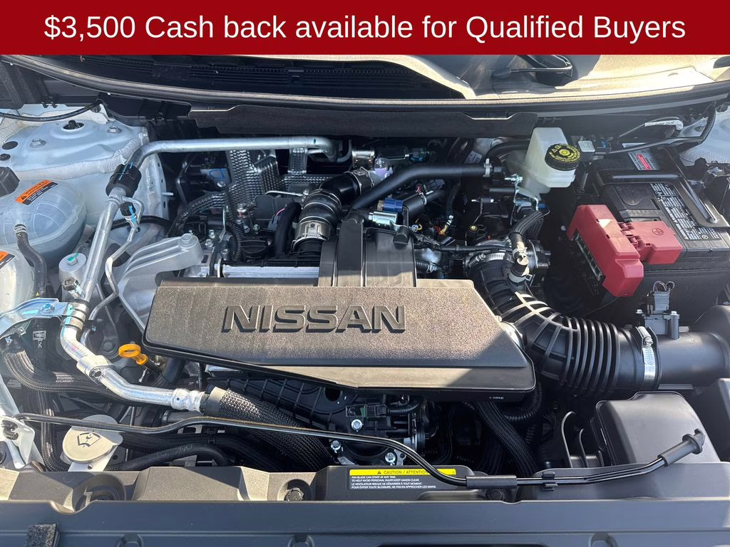 2026 Everest White Pearl Tricoat Nissan Rogue SV FWD SUV