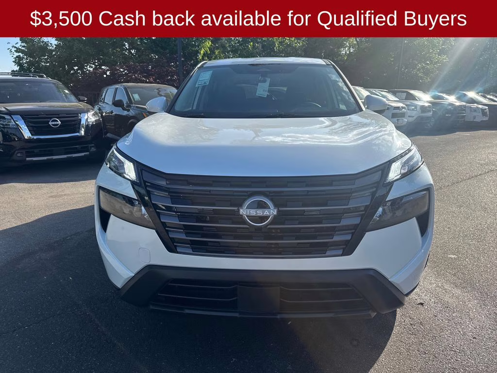 2026 Everest White Pearl Tricoat Nissan Rogue SV FWD SUV