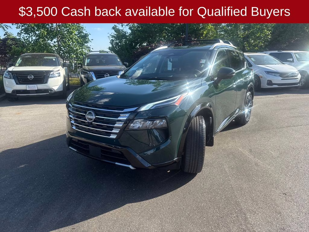 2026 Obsidian Green Nissan Rogue Platinum AWD SUV