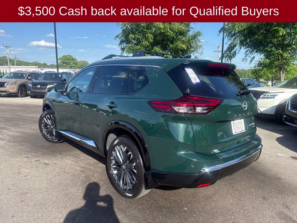 2026 Obsidian Green Nissan Rogue Platinum AWD SUV