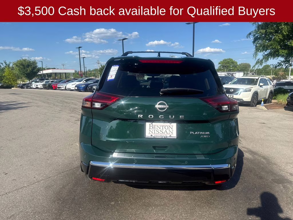 2026 Obsidian Green Nissan Rogue Platinum AWD SUV