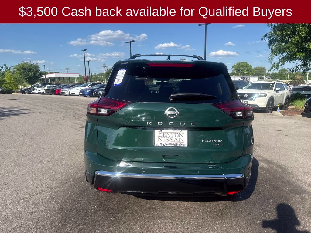 2026 Obsidian Green Nissan Rogue Platinum AWD SUV