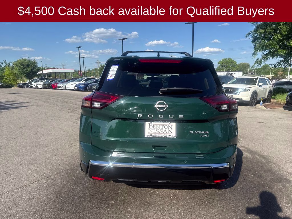 2026 Obsidian Green Nissan Rogue Platinum AWD SUV