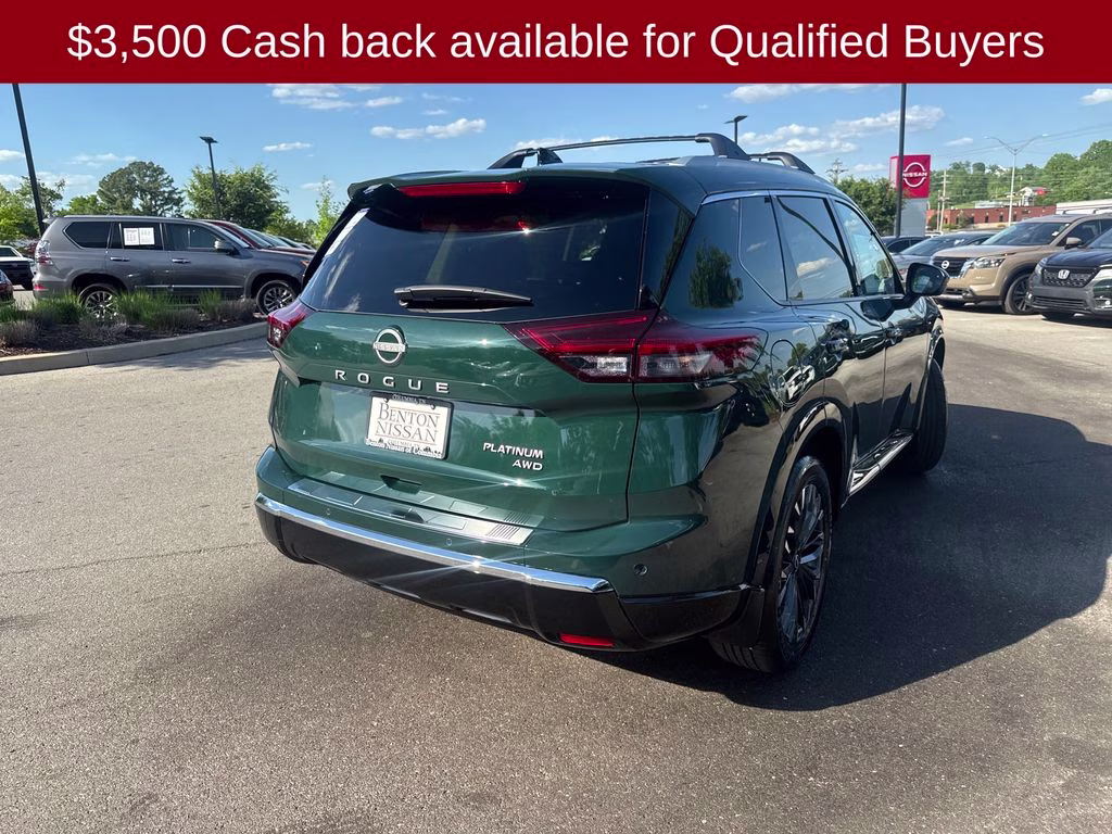 2026 Obsidian Green Nissan Rogue Platinum AWD SUV