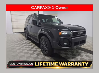 2025 Black Toyota Land Cruiser Base 4X4 SUV