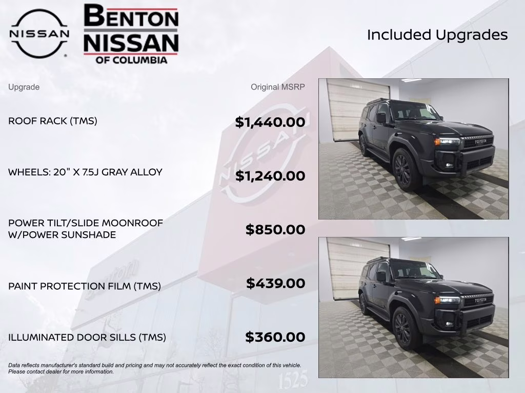 2025 Black Toyota Land Cruiser Base 4X4 SUV