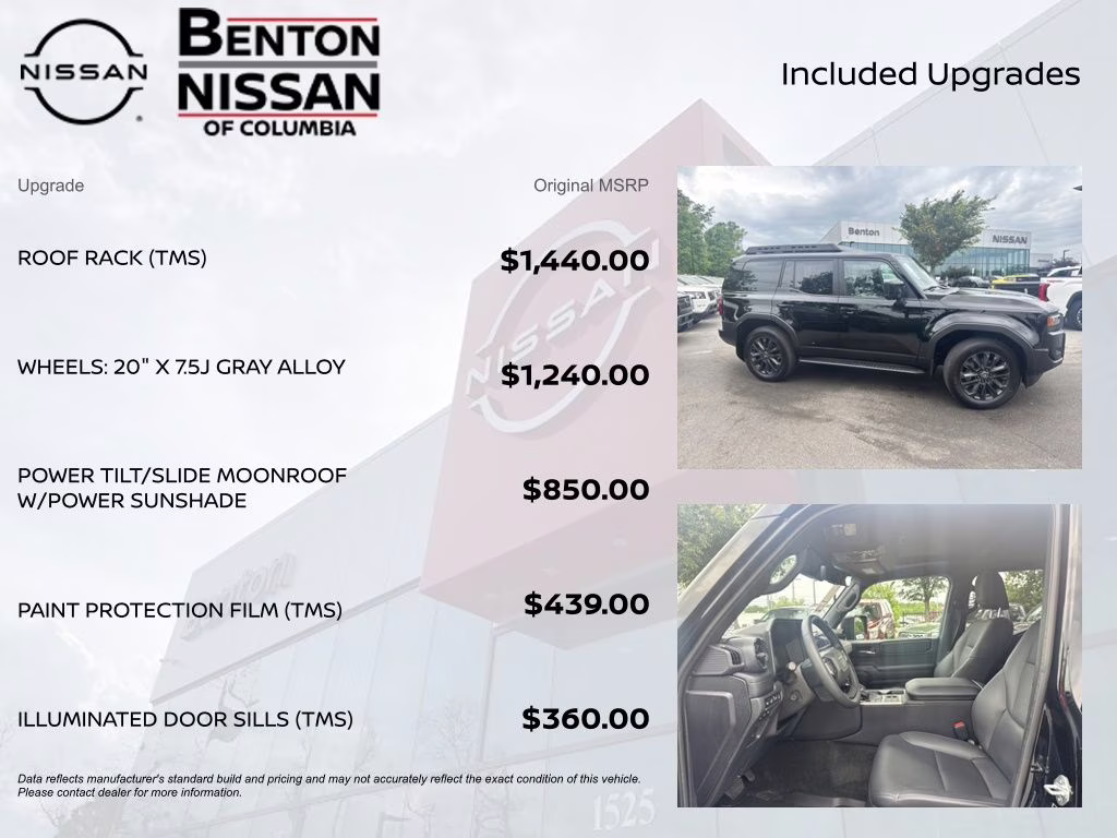 2025 Black Toyota Land Cruiser Base 4X4 SUV