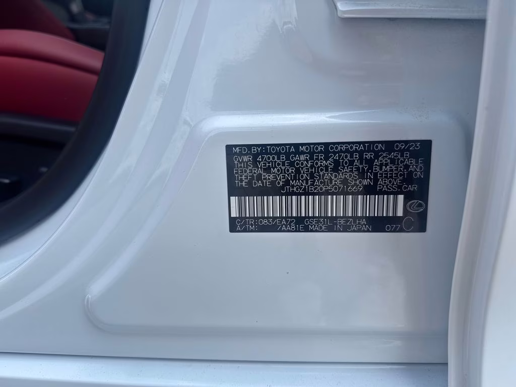 2023 Ultra White Lexus IS 350 F SPORT RWD Sedan