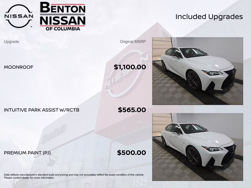 2023 Ultra White Lexus IS 350 F SPORT RWD Sedan