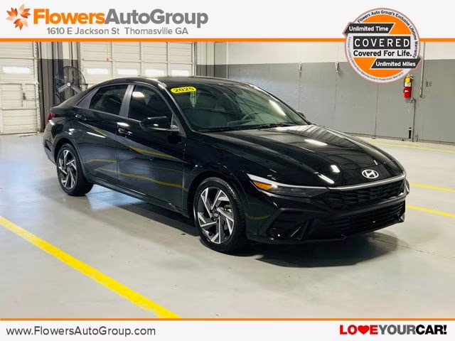 2025 Abyss Black Hyundai Elantra SEL Sport Sedan