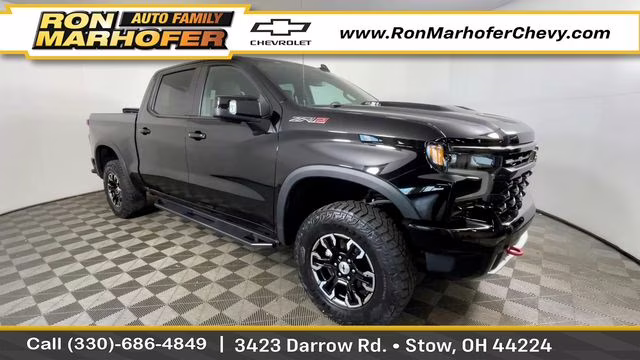 2022 Black Chevrolet Silverado 1500 ZR2 4X4 Truck
