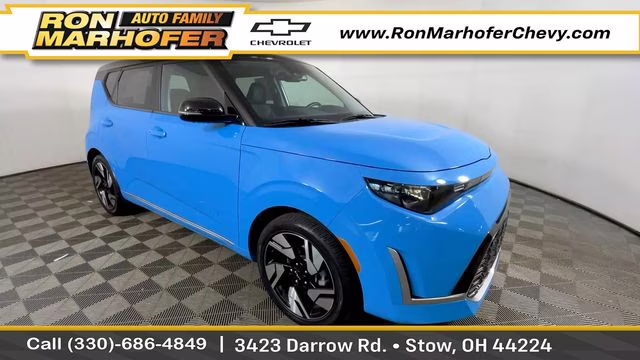 2023 Surf Blue w/Black Roof Kia Soul GT-Line FWD Hatchback