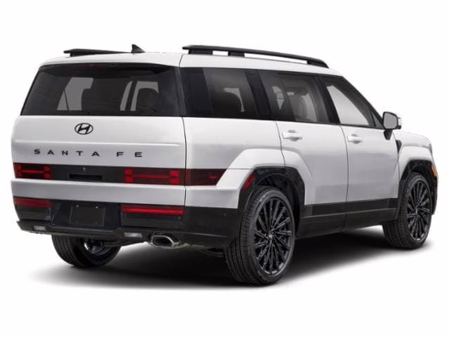 2026 Serenity White Hyundai Santa Fe Calligraphy AWD SUV