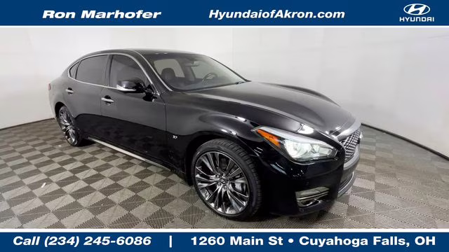 2017 Black Obsidian Infiniti Q70L 3.7X AWD Sedan