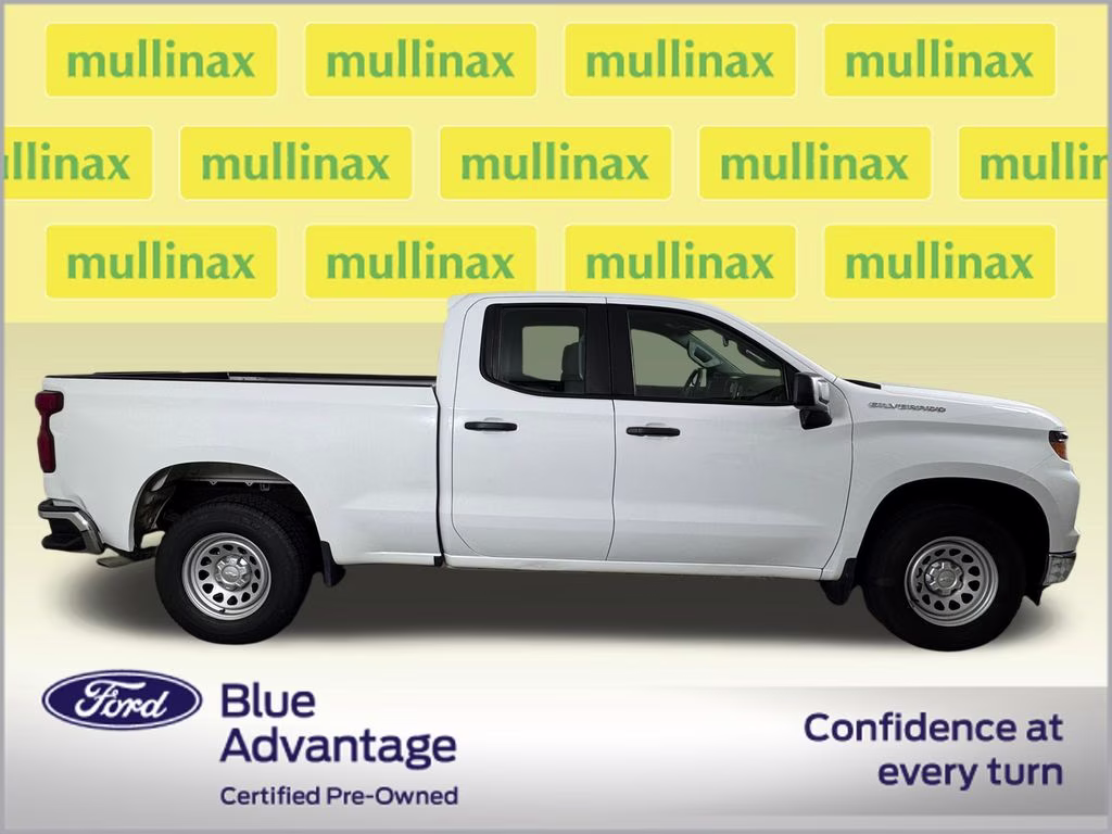 2023 Summit White Chevrolet Silverado 1500 WT RWD Truck