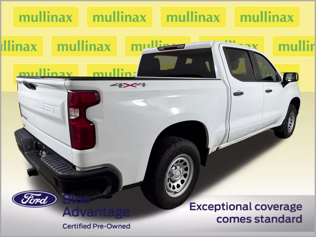 2023 Summit White Chevrolet Silverado 1500 WT 4X4 Truck