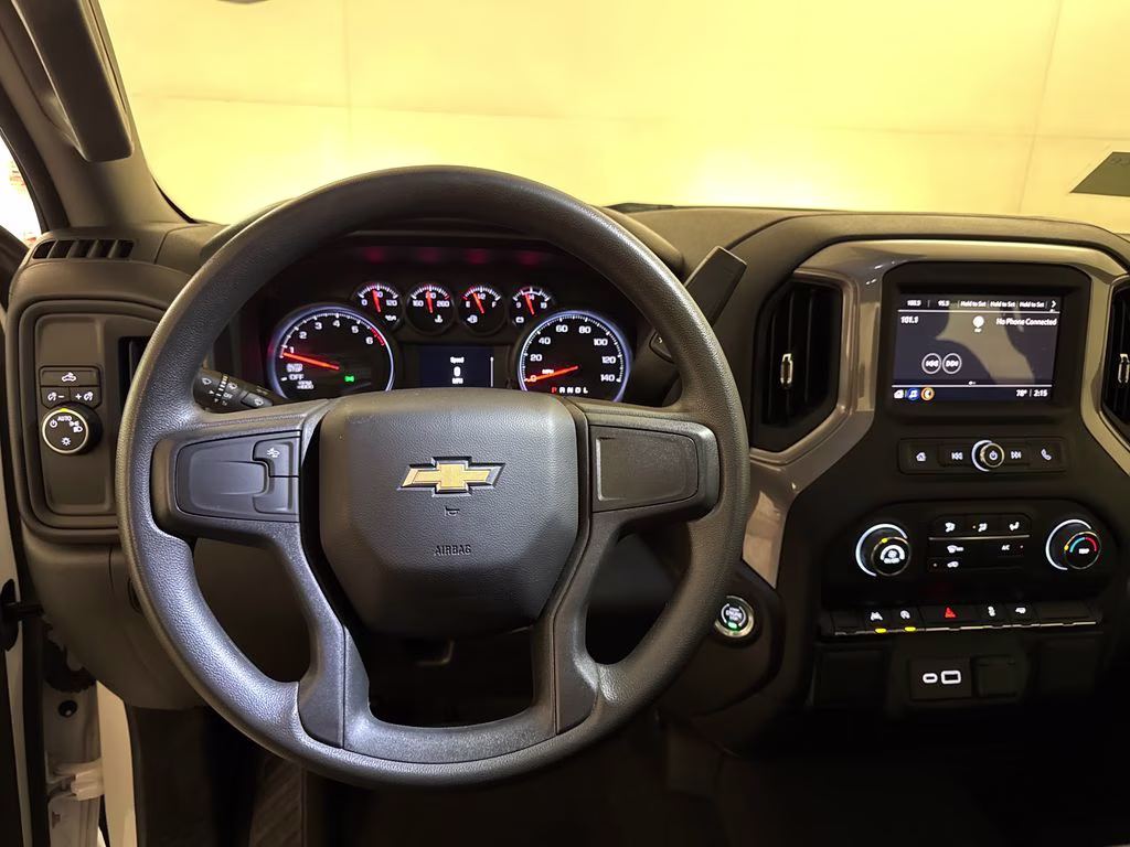 2023 Summit White Chevrolet Silverado 1500 WT RWD Truck
