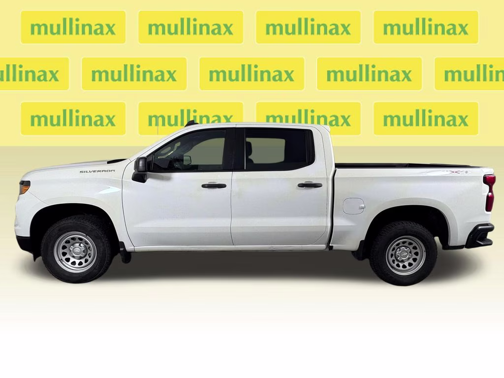 2023 Summit White Chevrolet Silverado 1500 WT 4X4 Truck