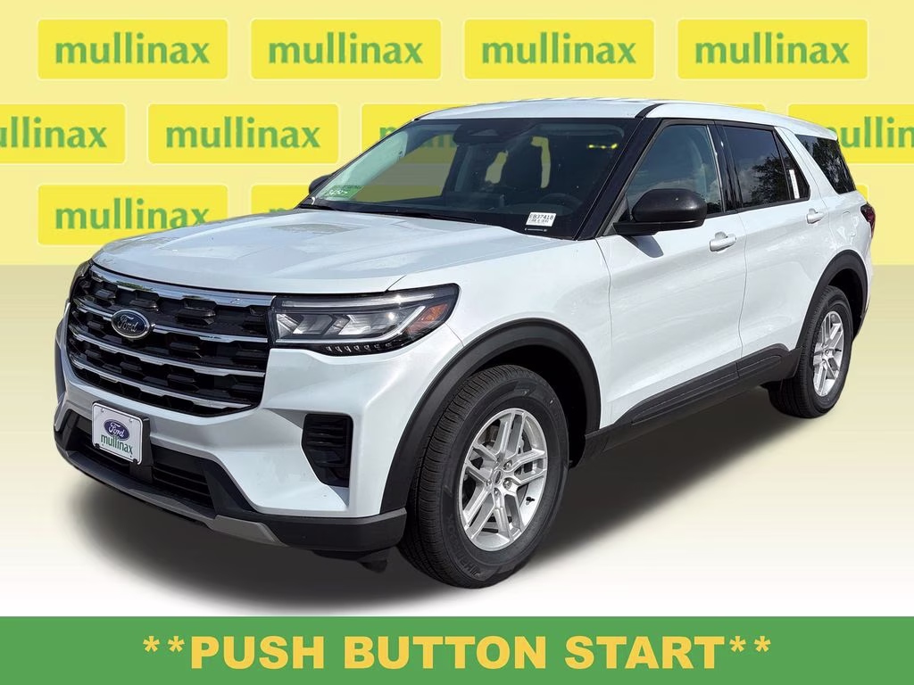 2026 Space White Metallic Ford Explorer Active RWD SUV
