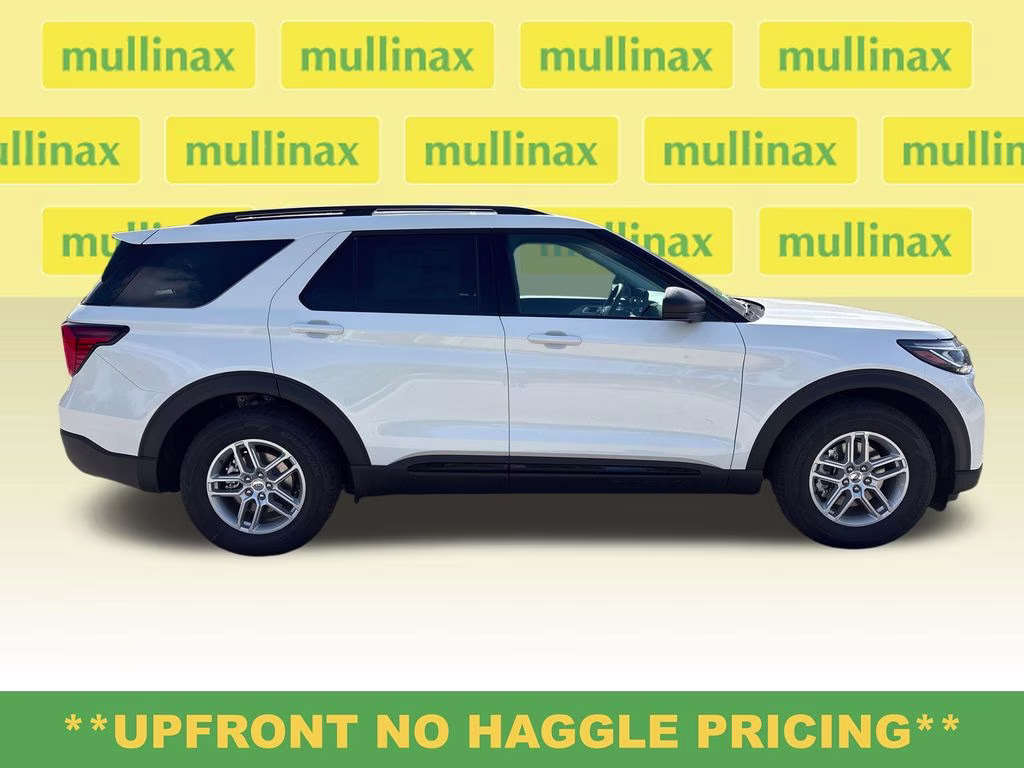 2026 Star White Metallic Tri-Coat Ford Explorer Active RWD SUV