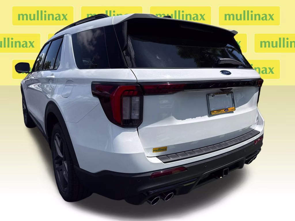 2026 Star White Metallic Tri-Coat Ford Explorer ST RWD SUV
