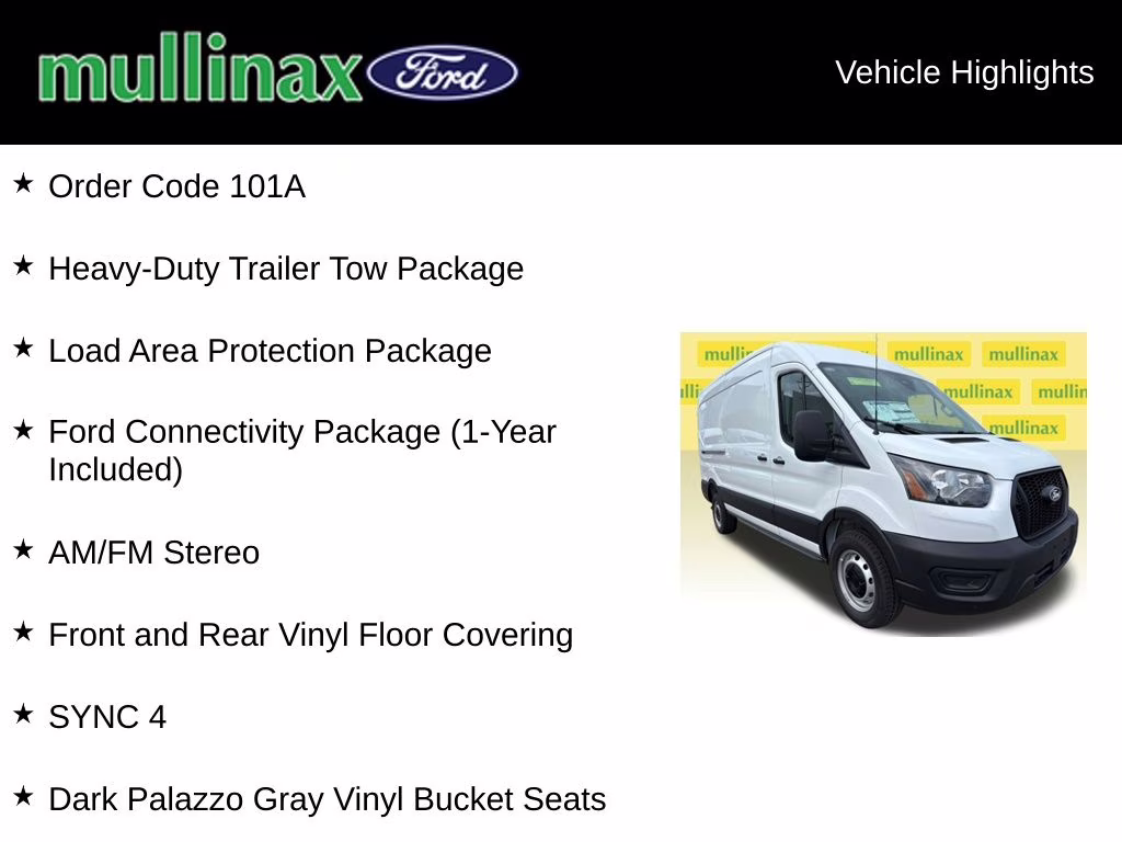 2026 Oxford White Ford Transit-250 Base RWD Van
