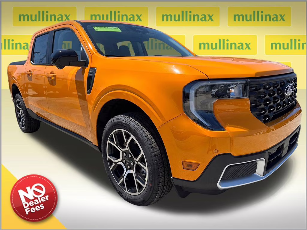 2026 Orange Fury Metallic TC Ford Maverick Lariat AWD Truck