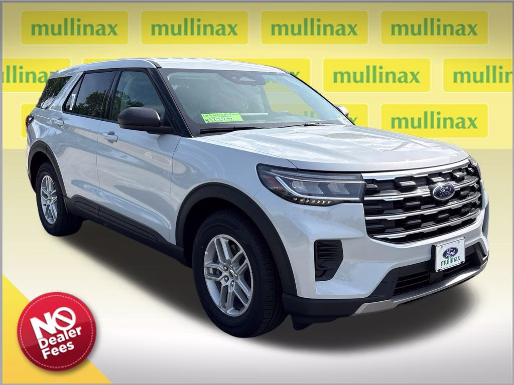 2026 Space White Metallic Ford Explorer Active RWD SUV