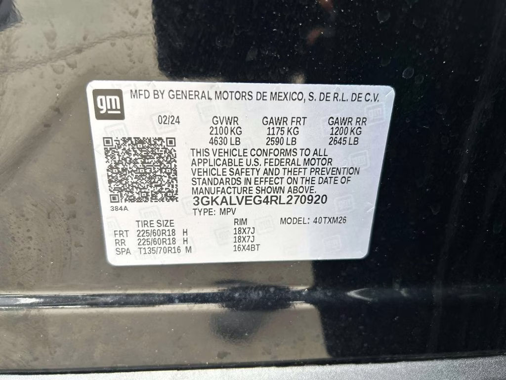 2024 Ebony Twilight Metallic GMC Terrain SLT AWD SUV