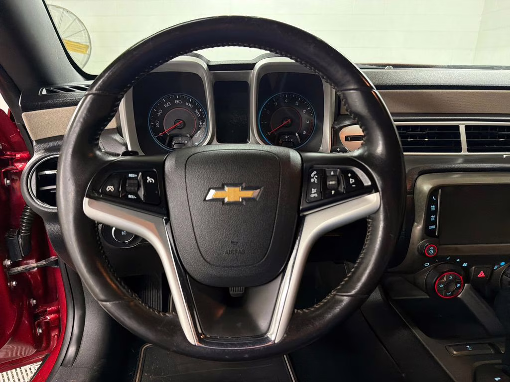 2014 Crystal Red Tintcoat Chevrolet Camaro 1LT RWD Coupe