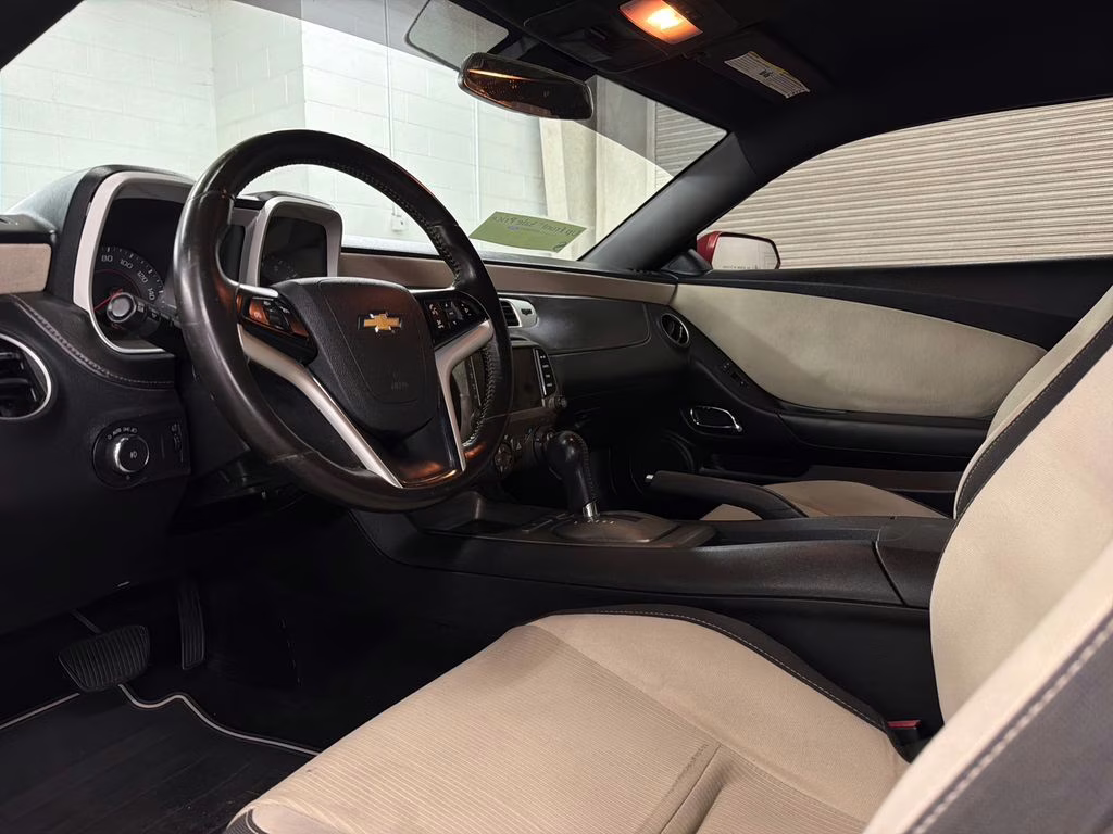 2014 Crystal Red Tintcoat Chevrolet Camaro 1LT RWD Coupe