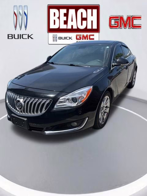 2016 Black Onyx Buick Regal Turbo FWD Sedan