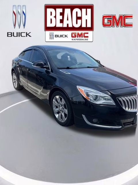 2016 Black Onyx Buick Regal Turbo FWD Sedan