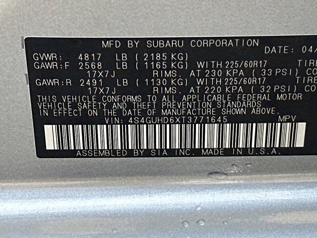 2026 Ice Silver Metallic Subaru Crosstrek Premium AWD SUV