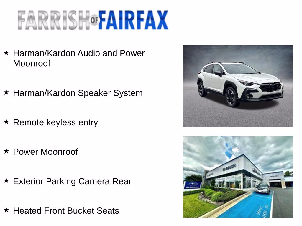 2026 Crystal White Pearl Subaru Crosstrek Limited AWD SUV