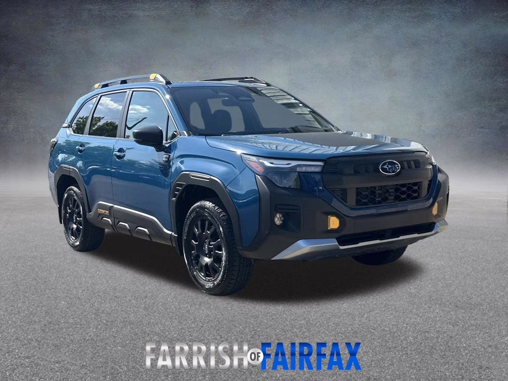 2026 Geyser Blue Subaru Forester Wilderness AWD SUV