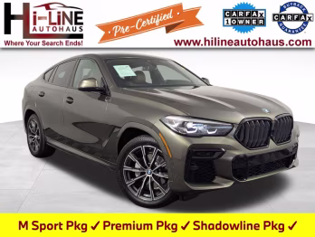 2023 Manhattan Green Metallic BMW X6 xDrive40i AWD SUV